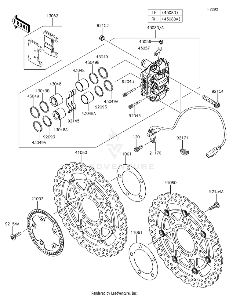 Front Brake Schematic