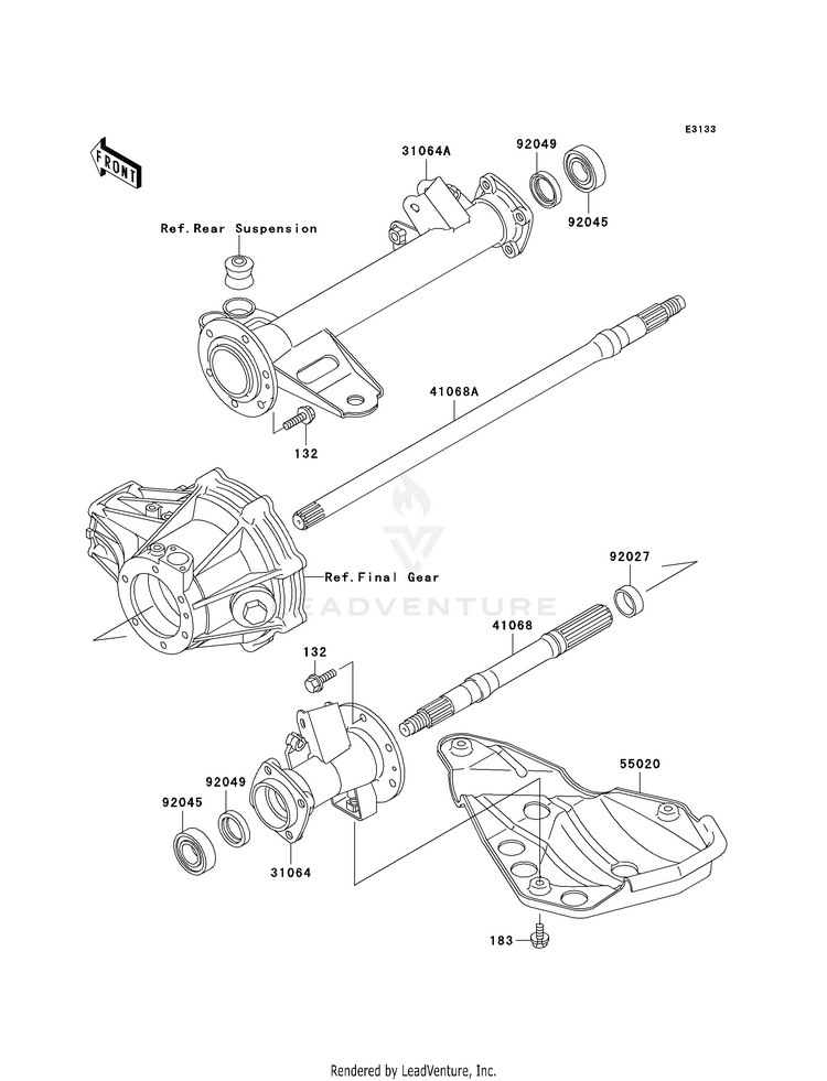Rear Axle Schematic