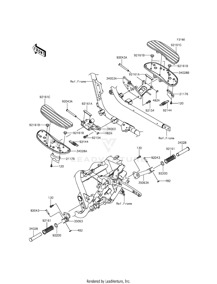 Footrests Schematic
