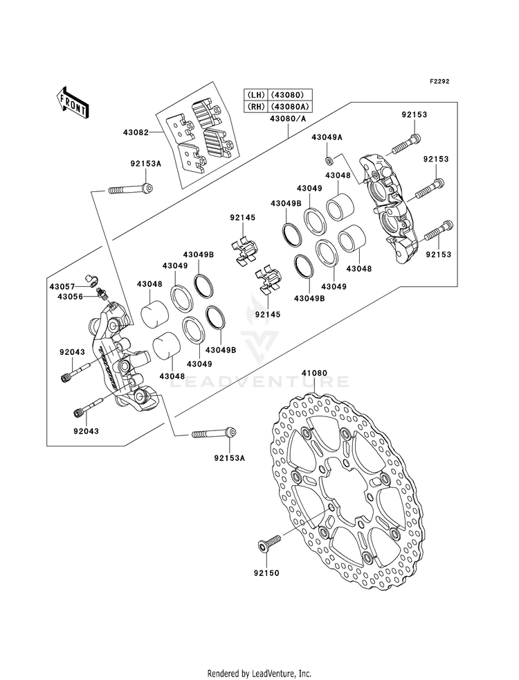 Front Brake Schematic
