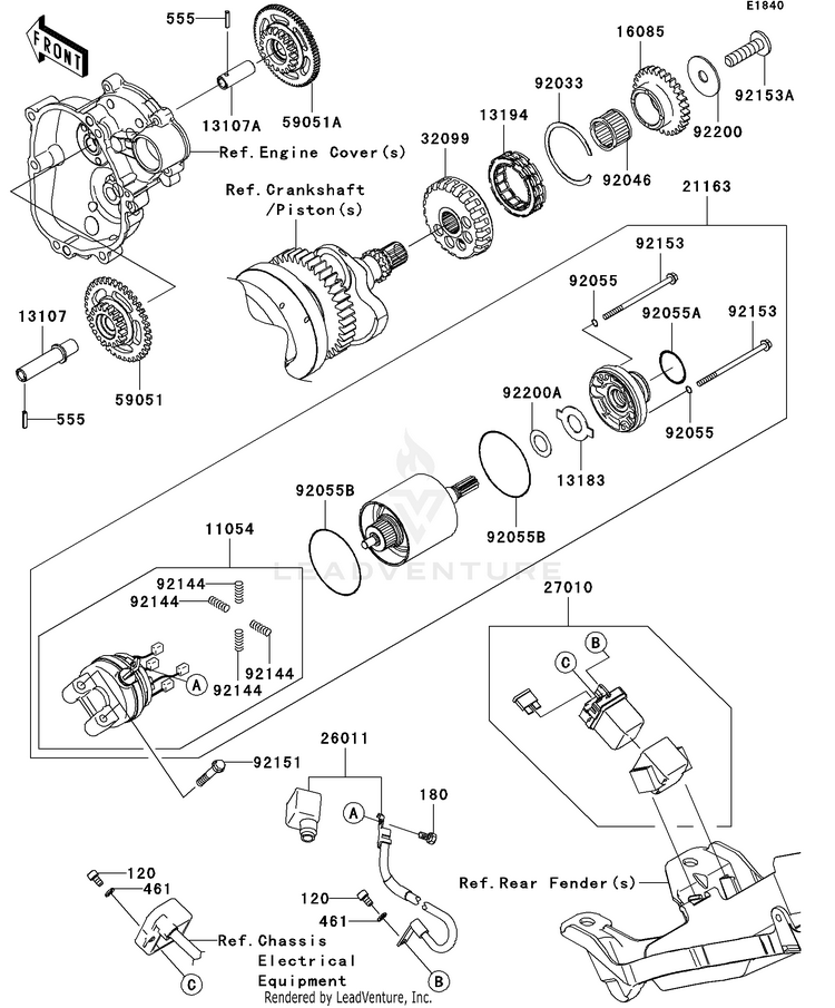 Starter Motor Schematic