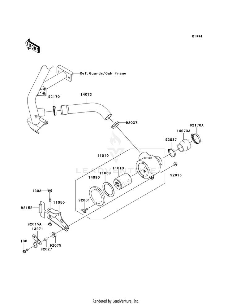 Air Cleaner-Belt Converter Schematic