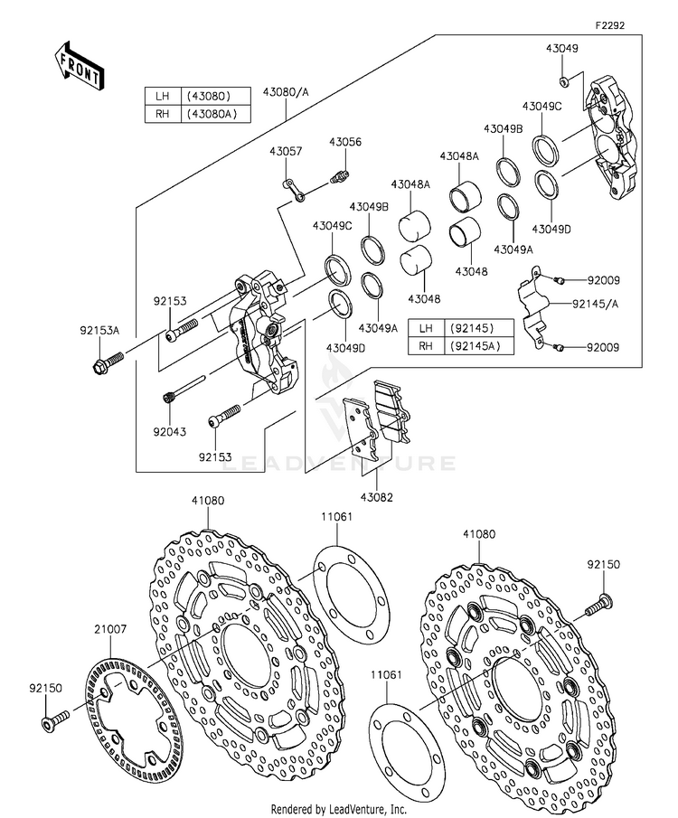 Front Brake Schematic