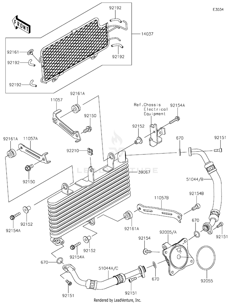 Oil Cooler Schematic