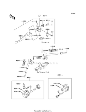 Handlebar (e12/e13) Schematic