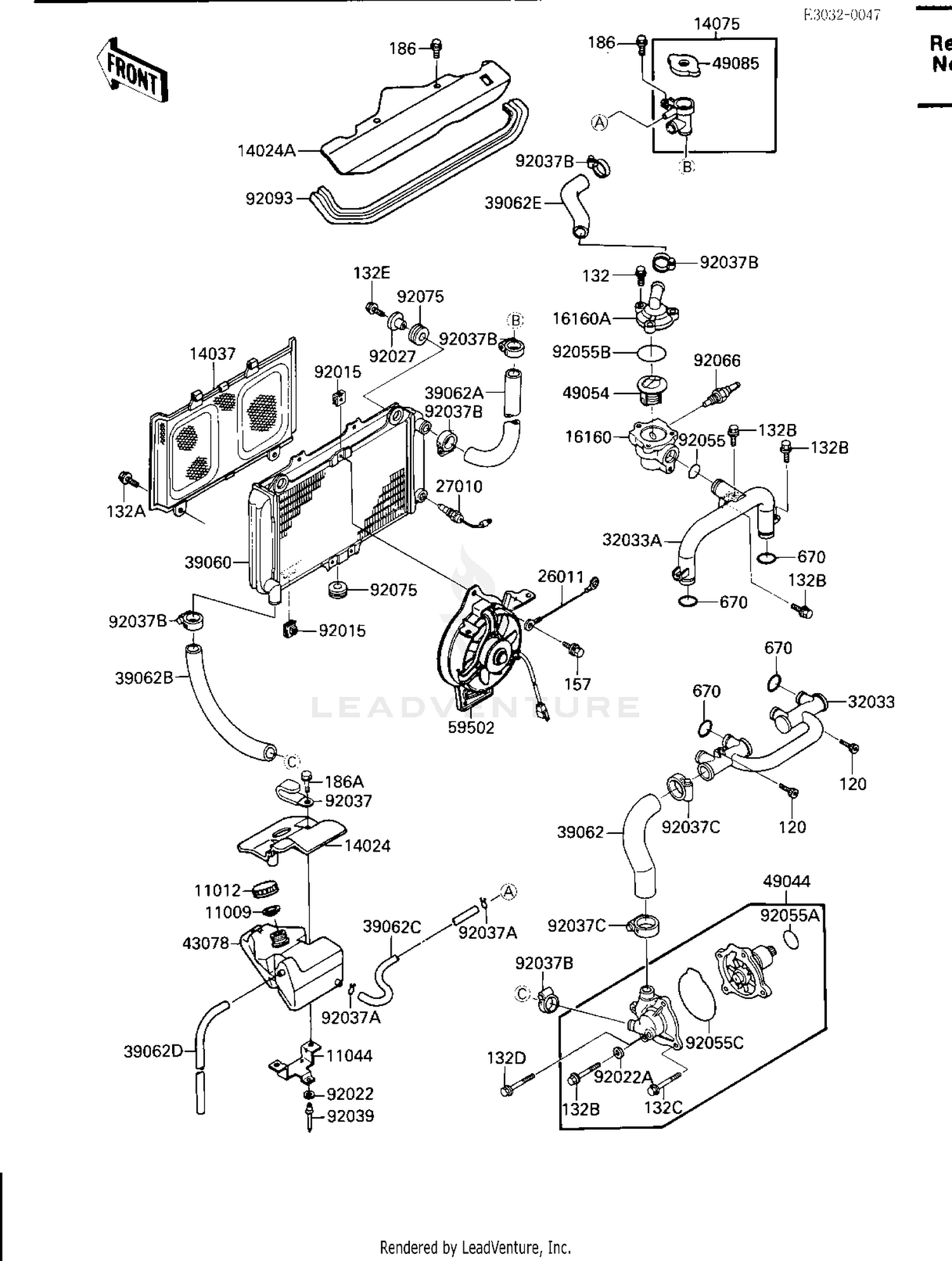 RADIATOR/FAN/WATER PUMP