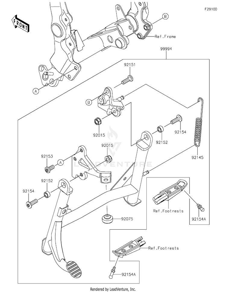 Accessory(Center Stand) Schematic