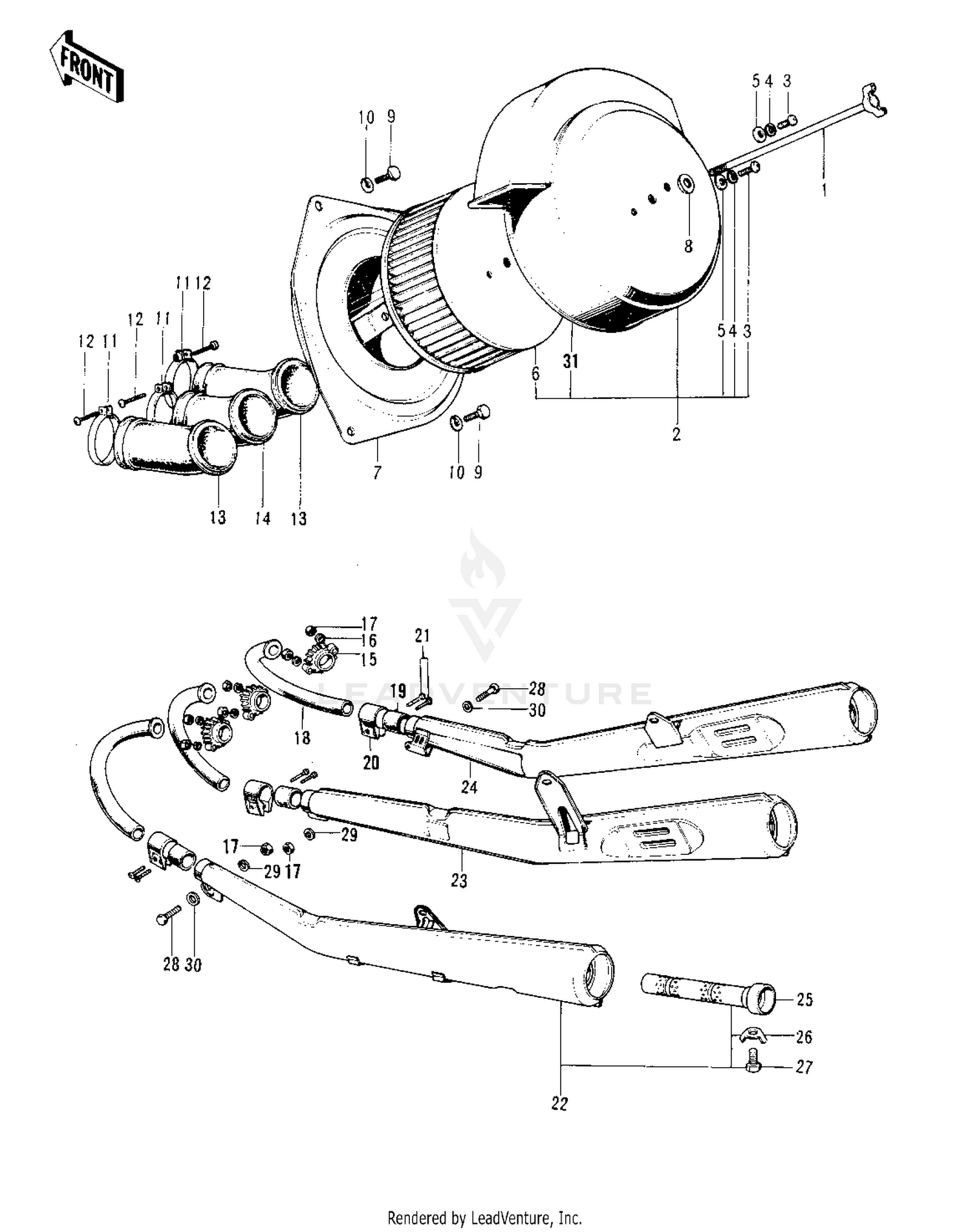 AIR CLEANER/MUFFLERS