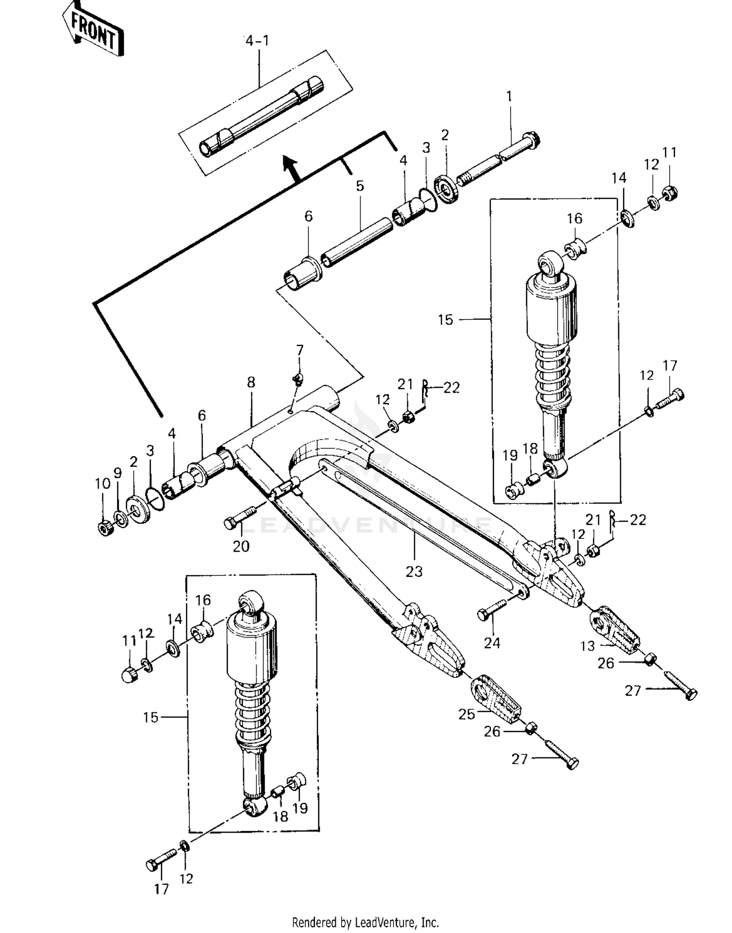 SWING ARM/SHOCK ABSORBERS