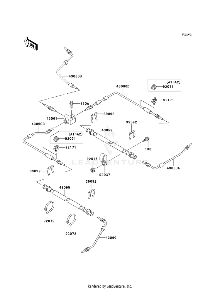 Brake Piping Schematic