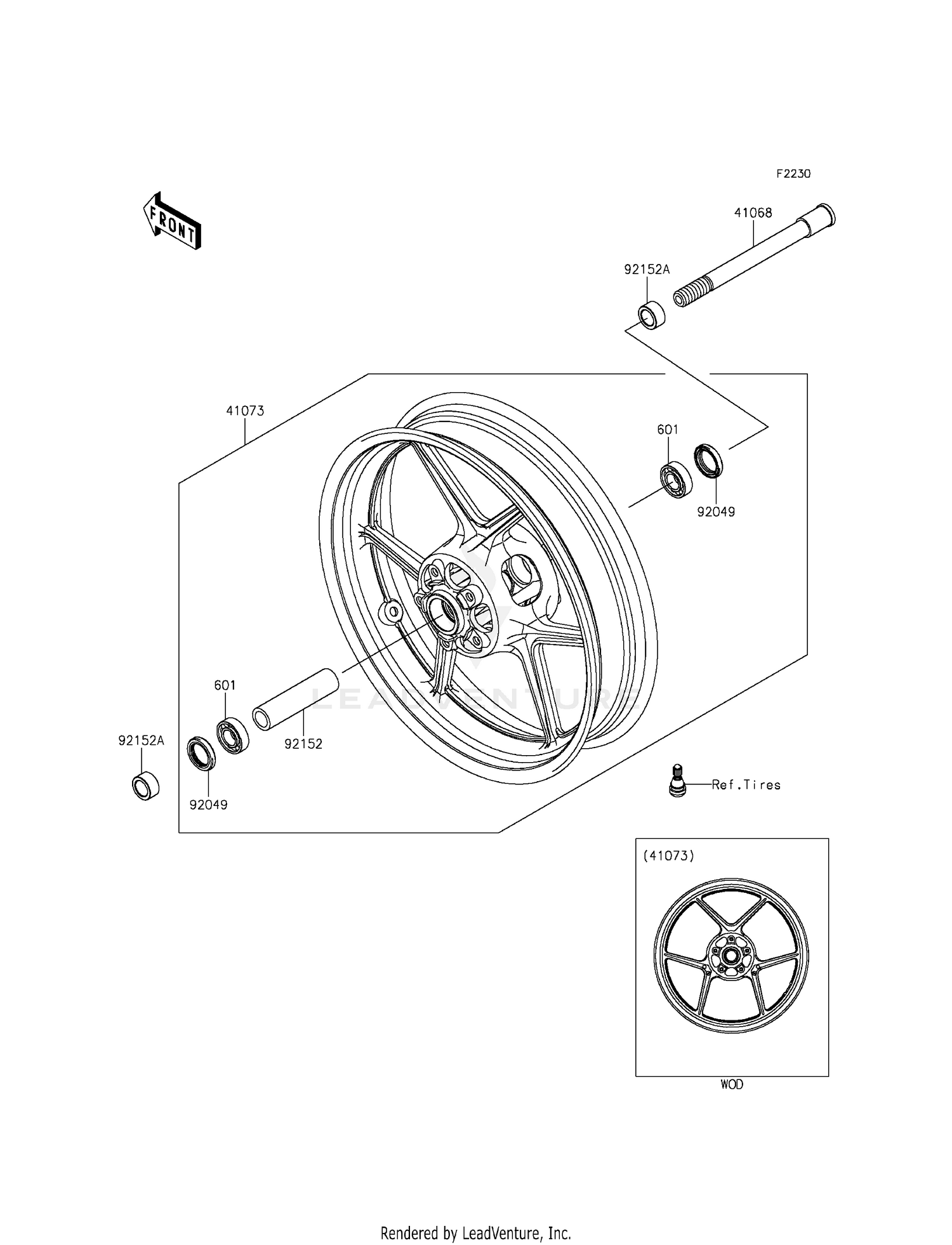 FRONT HUB