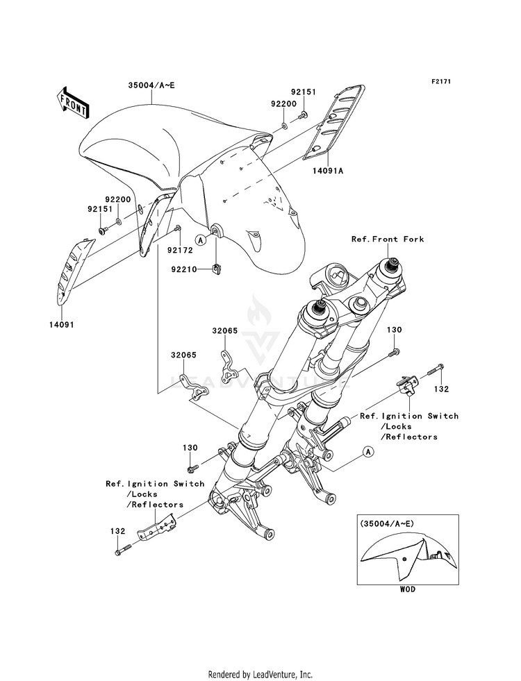 Front Fender(S) Schematic