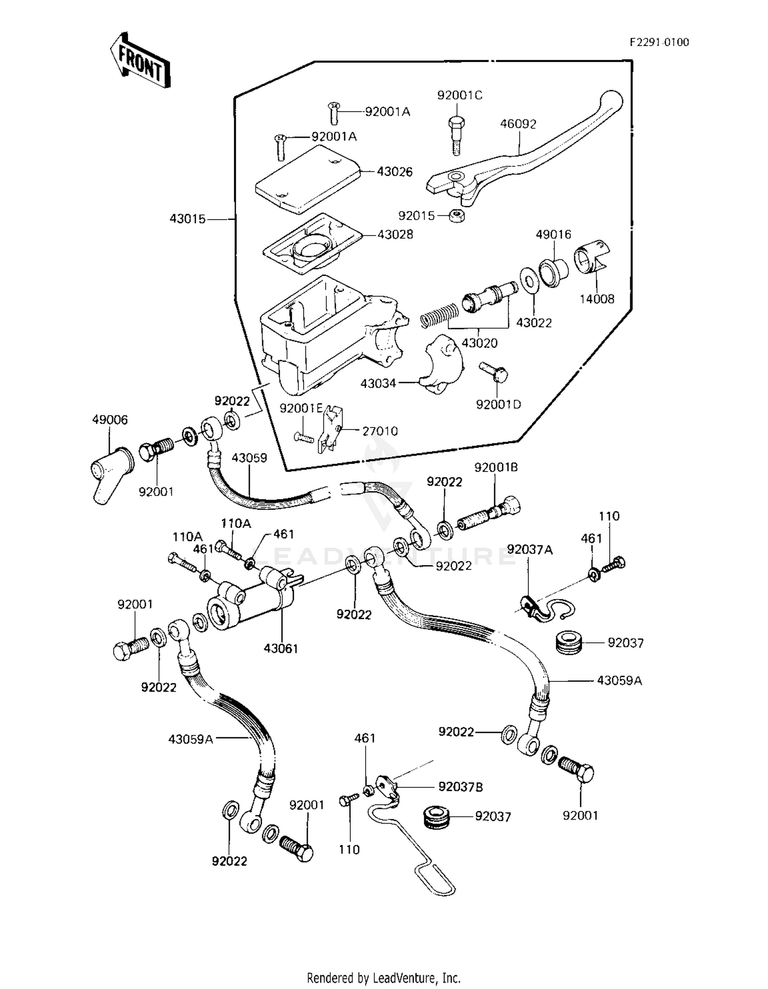 FRONT MASTER CYLINDER