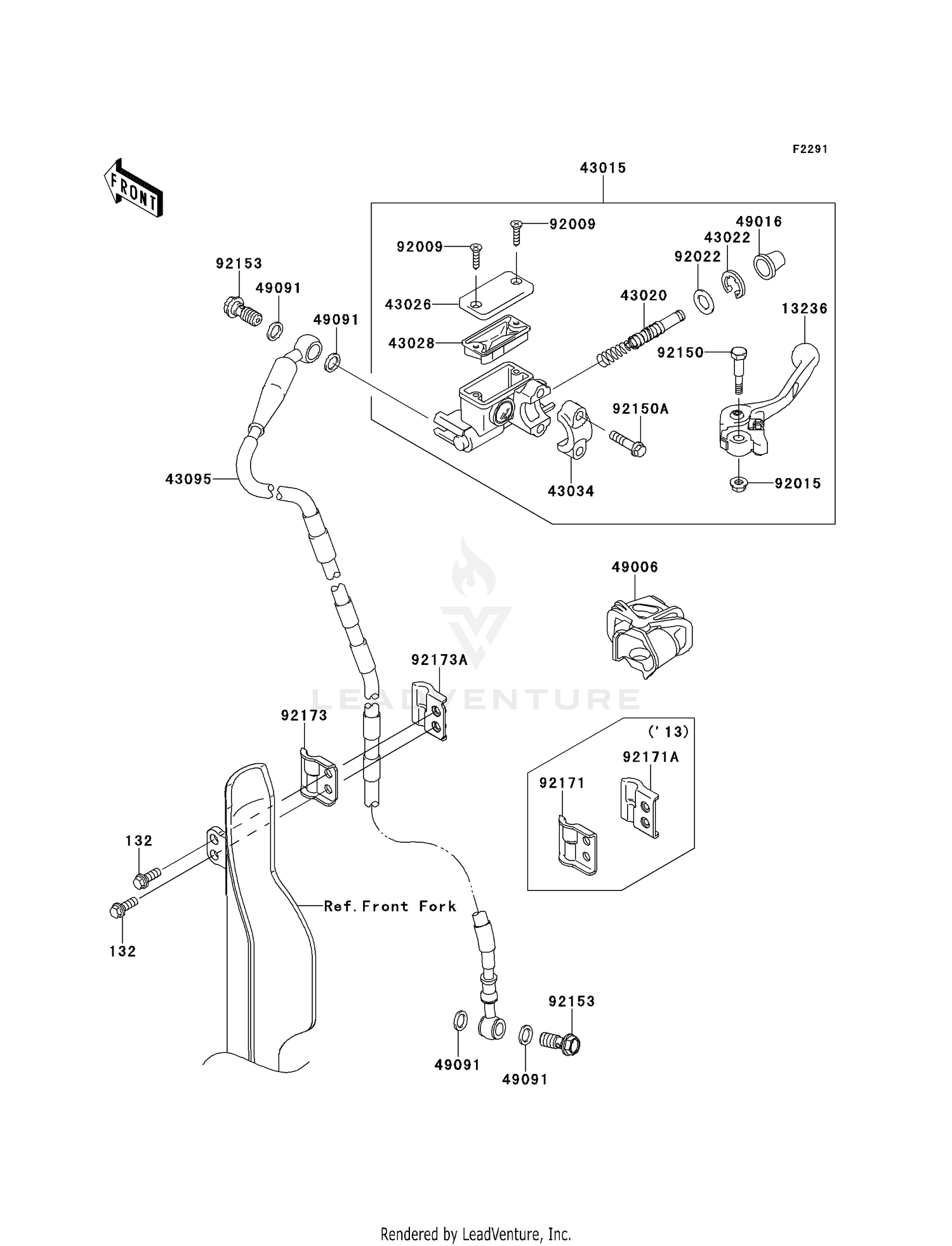 FRONT MASTER CYLINDER