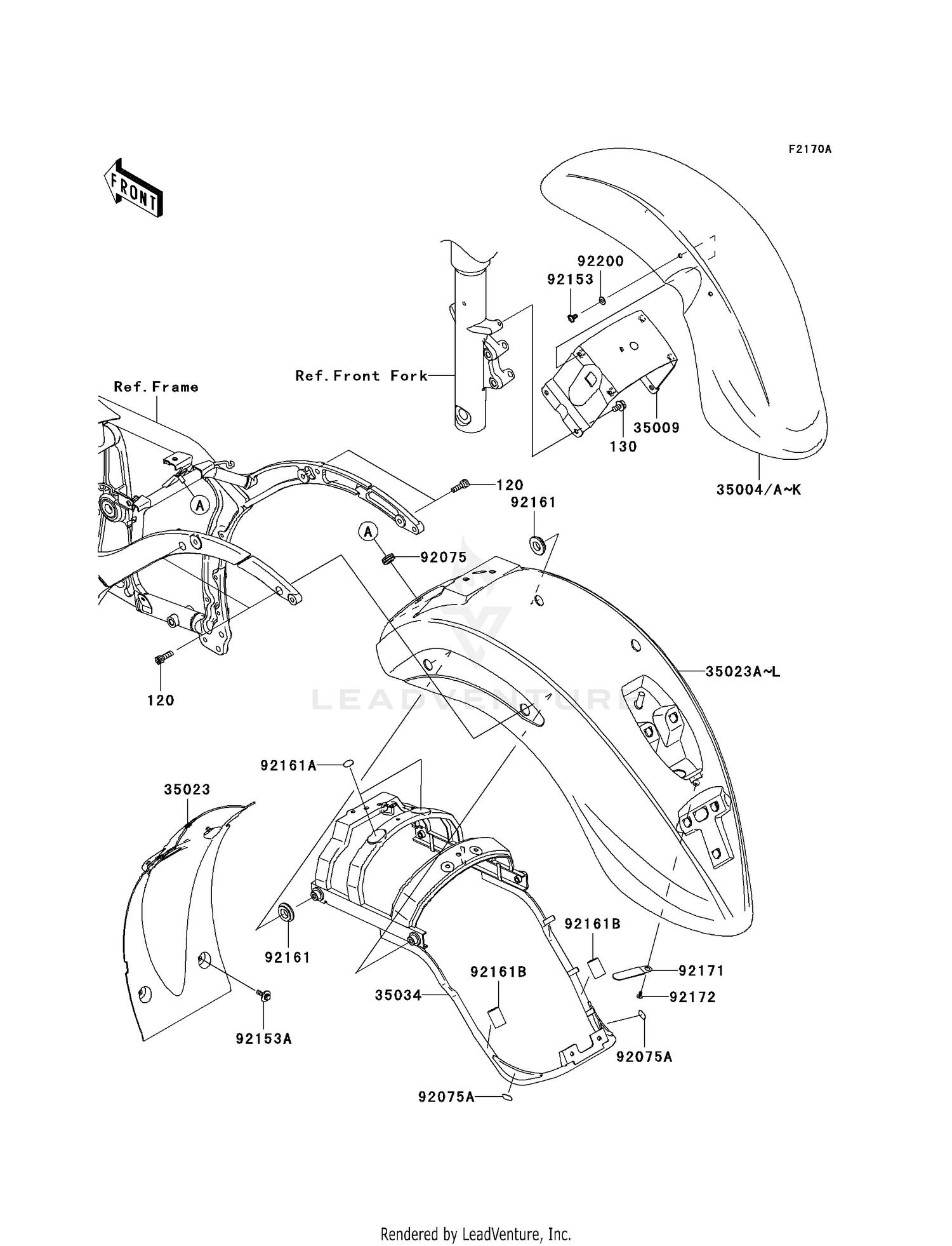 FENDERS (JKAVN2B1 7A016370-)