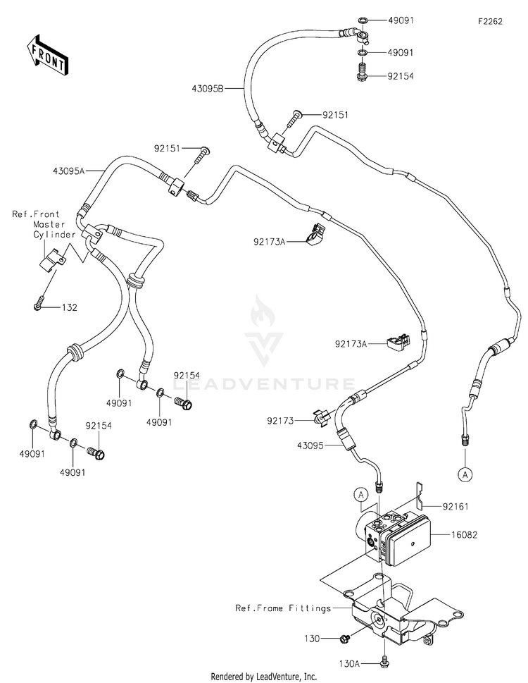 Brake Piping Schematic