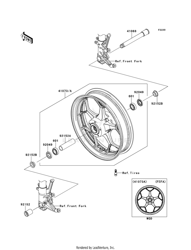Front Wheel Schematic