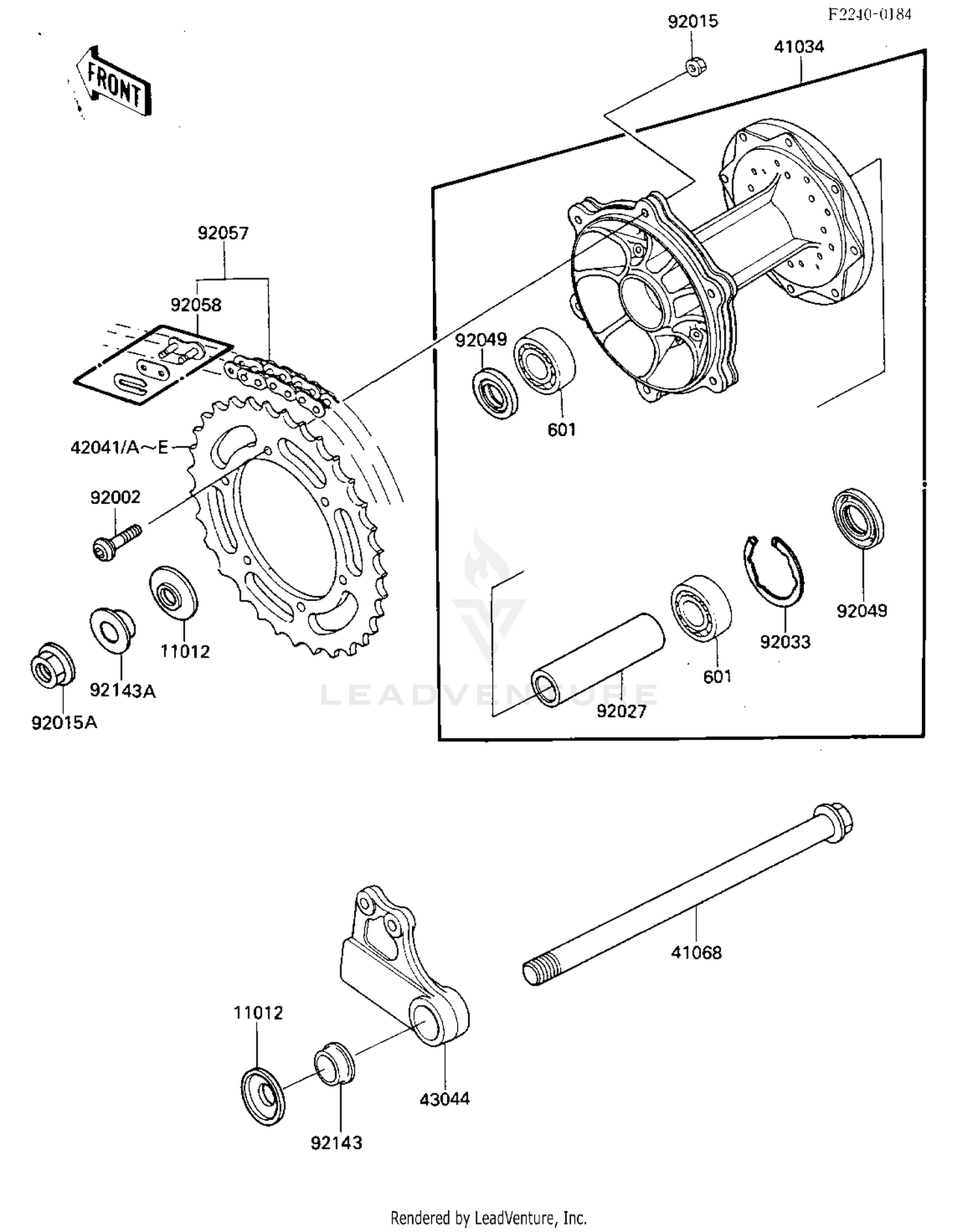 REAR HUB-CHAIN