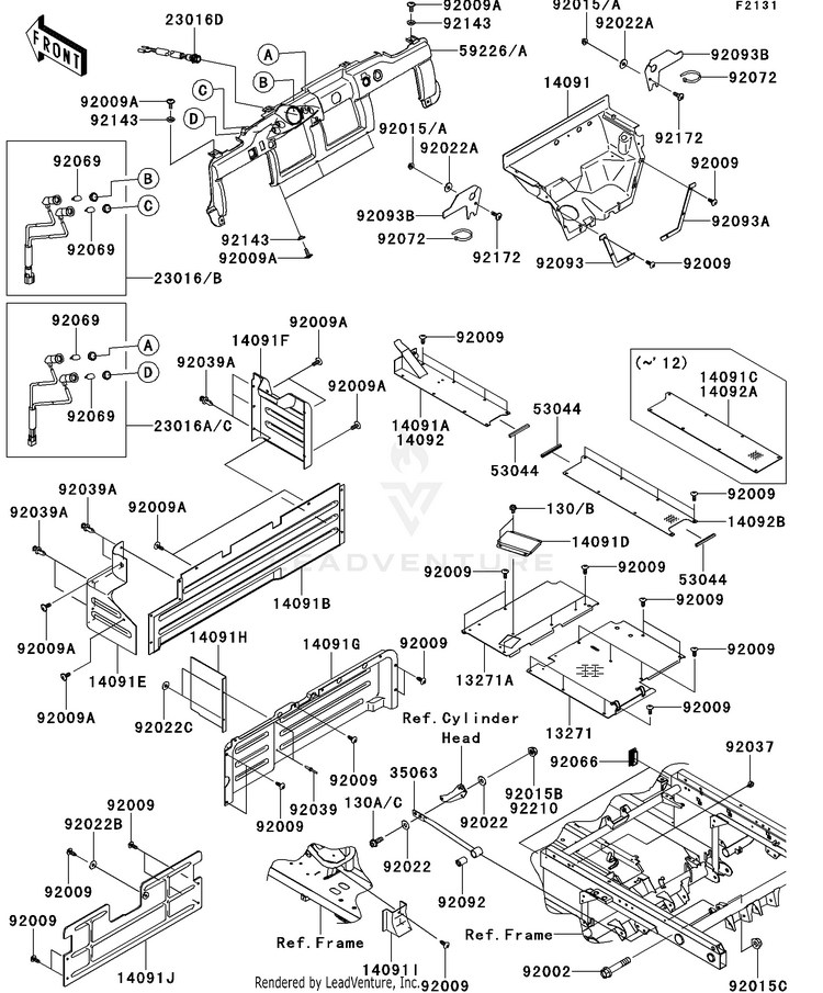 Frame Fittings Schematic