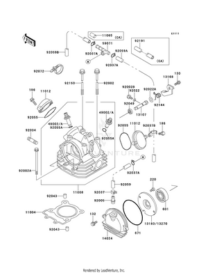 Cylinder Head Schematic