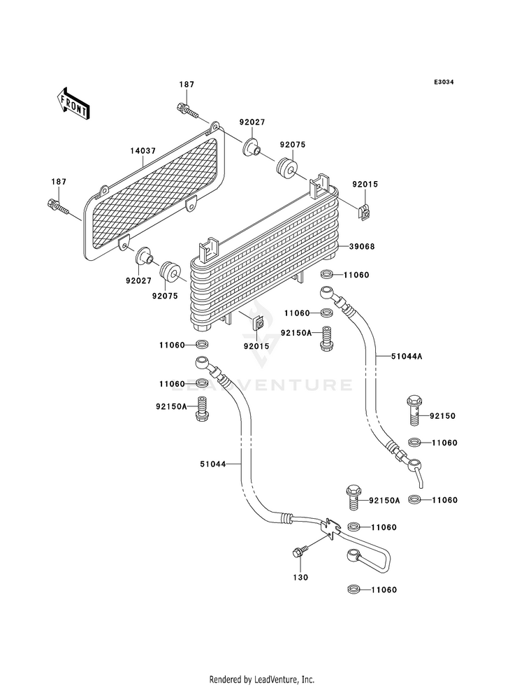 Oil Cooler Schematic