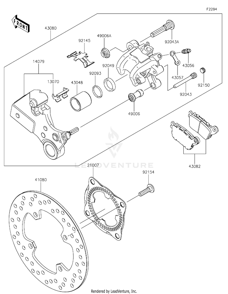 Rear Brake Schematic