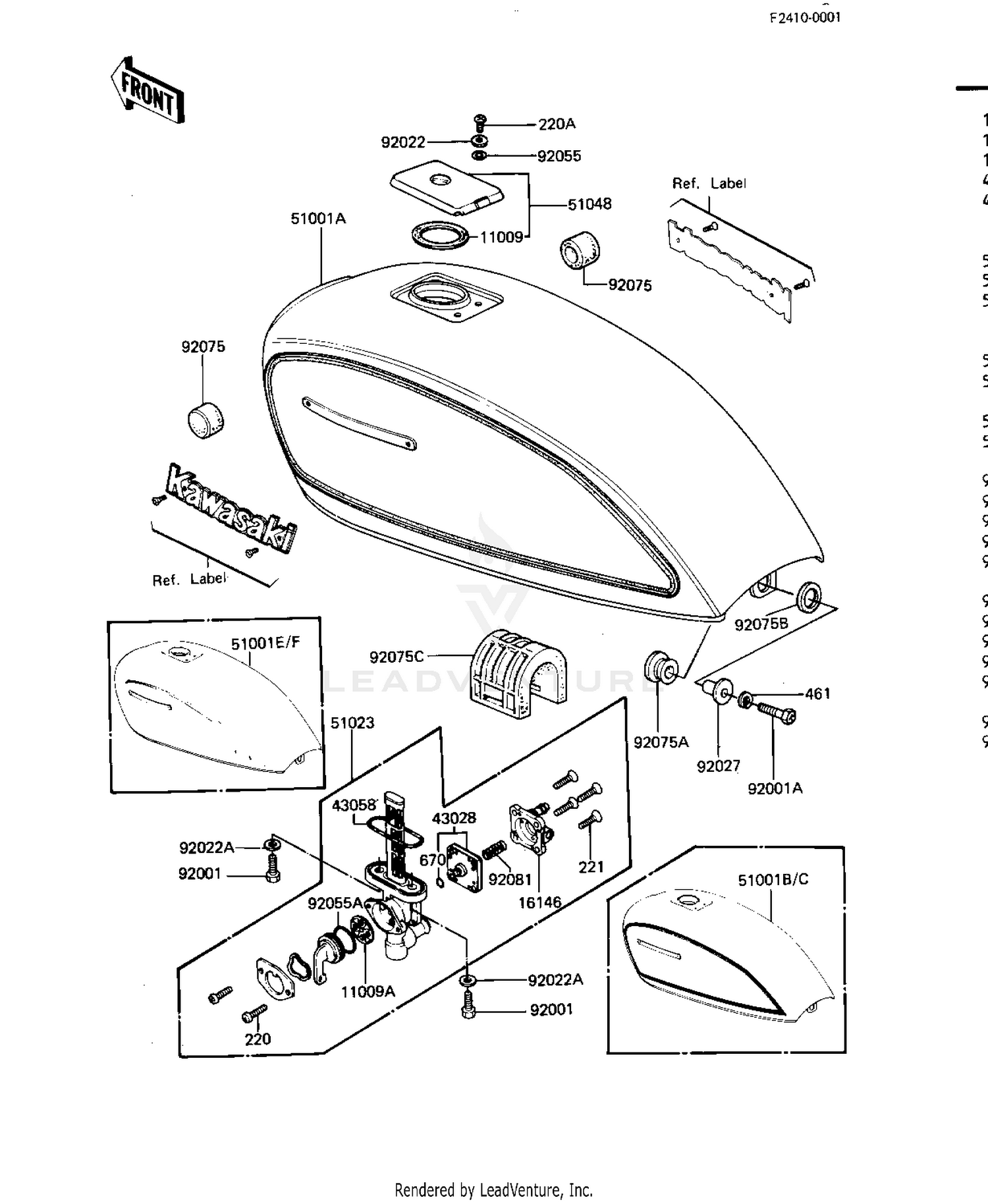 FUEL TANK ('81-'83 D2/D3/D4/D5)