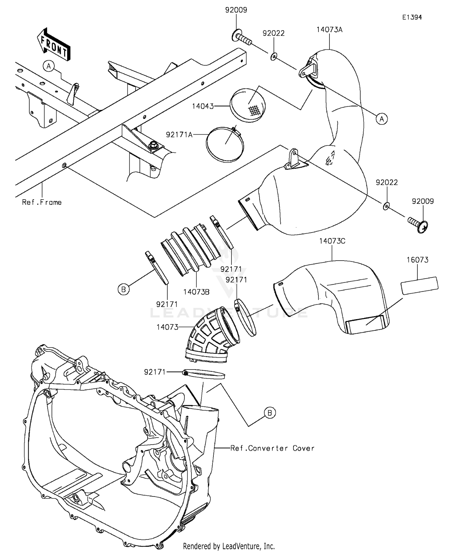 Air Cleaner-Belt Converter