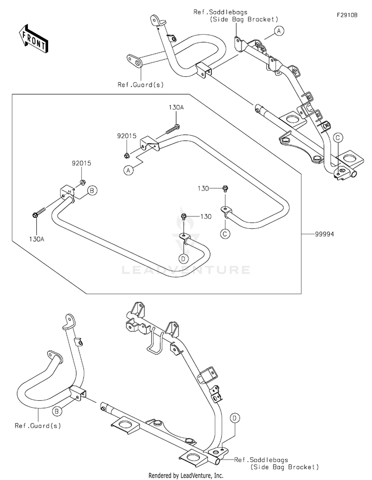 Accessory(Saddlebag Rails) Schematic