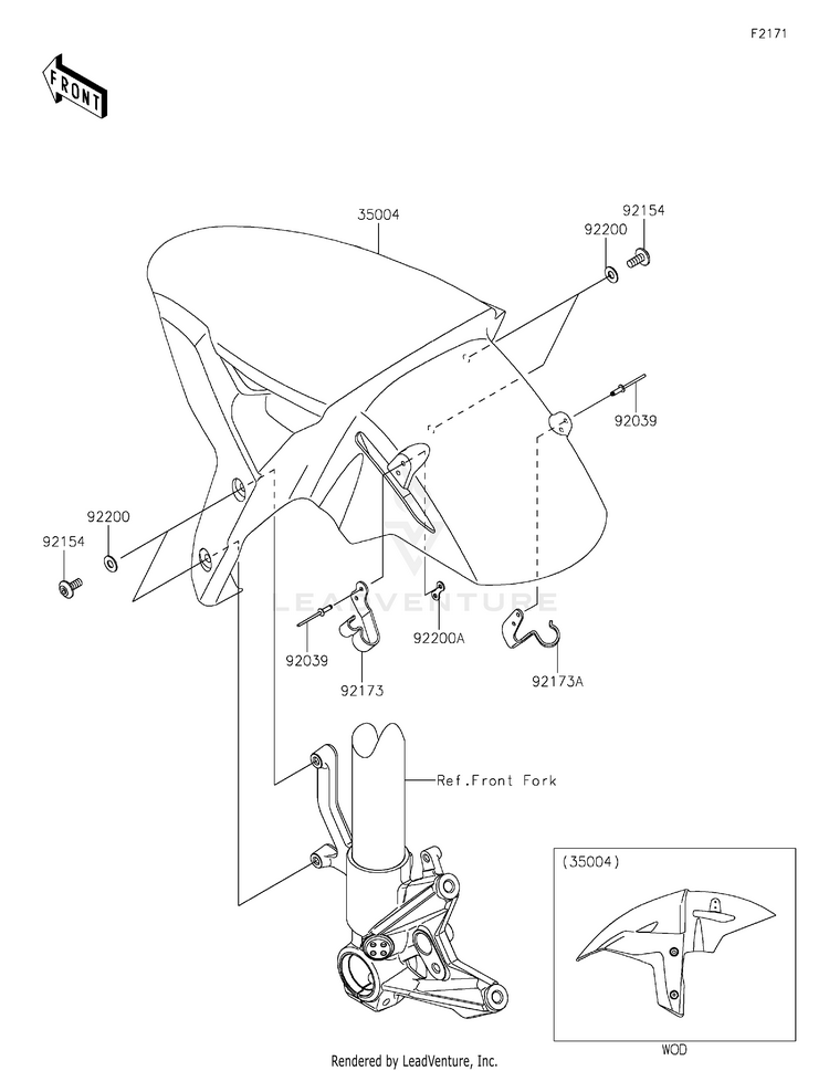 Front Fender(S) Schematic