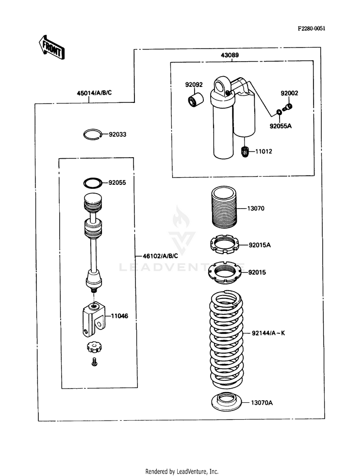 Shock Absorber(S) Schematic