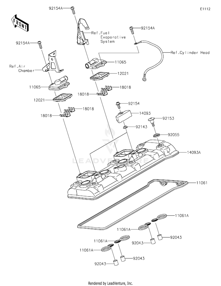 Cylinder Head Cover Schematic