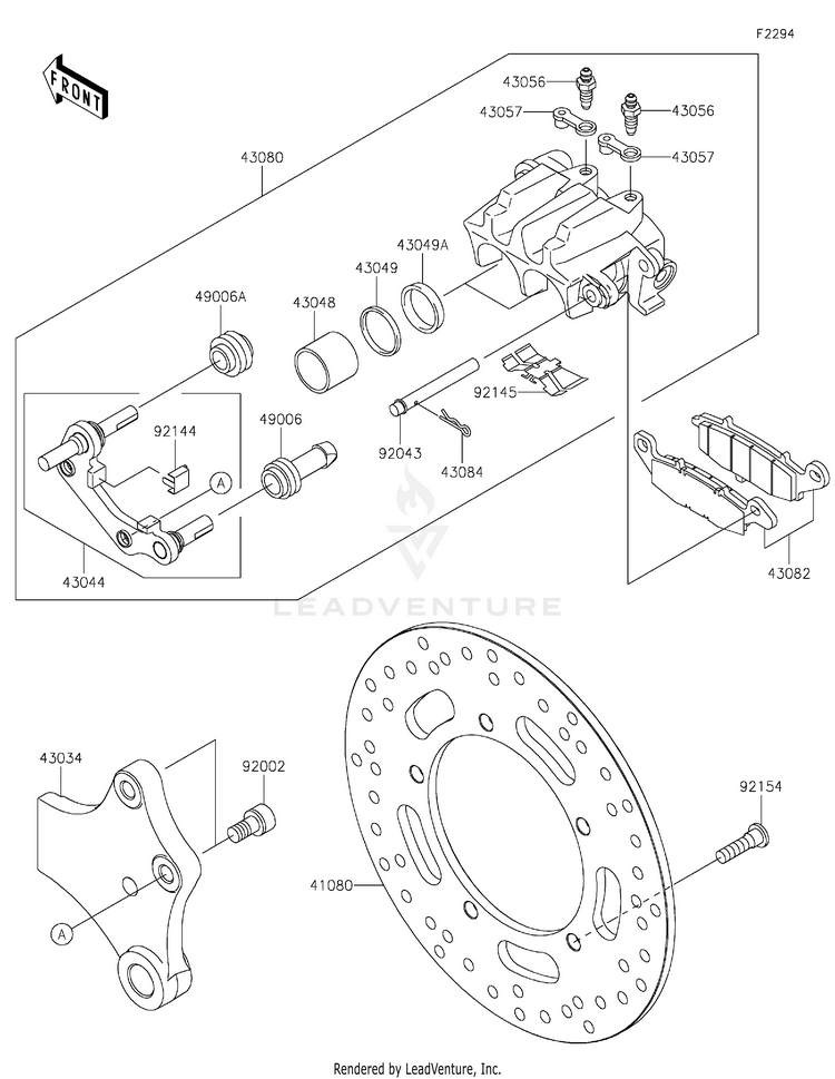 Rear Brake Schematic