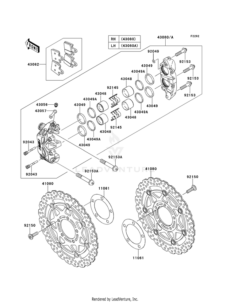 Front Brake Schematic