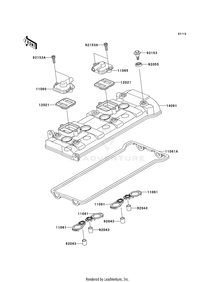 Cylinder Head Cover Schematic