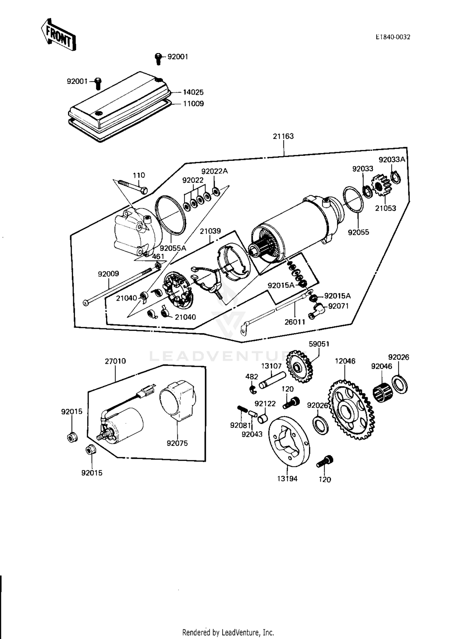 STARTER MOTOR/STARTER CLUTCH