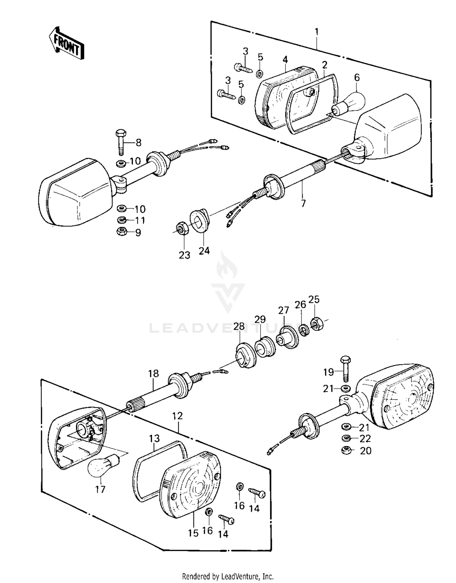 TURN SIGNALS ('80-'81 A1/A2)