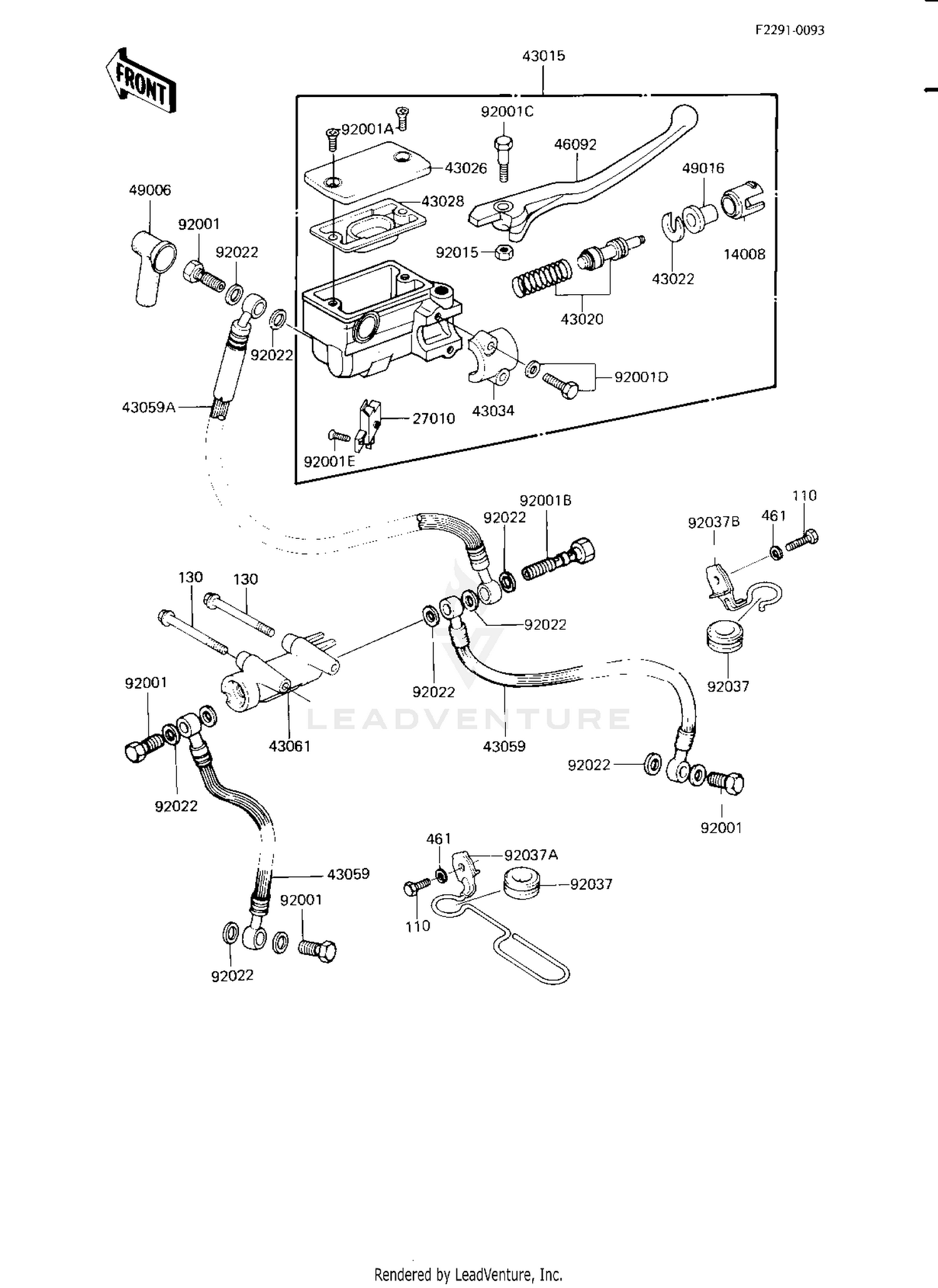 FRONT MASTER CYLINDER