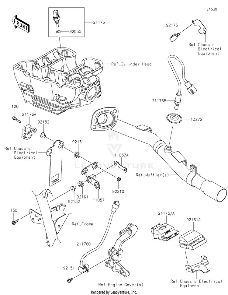 Fuel Injection KL650HNFAL KLR650 Adventure (2022) Schematic