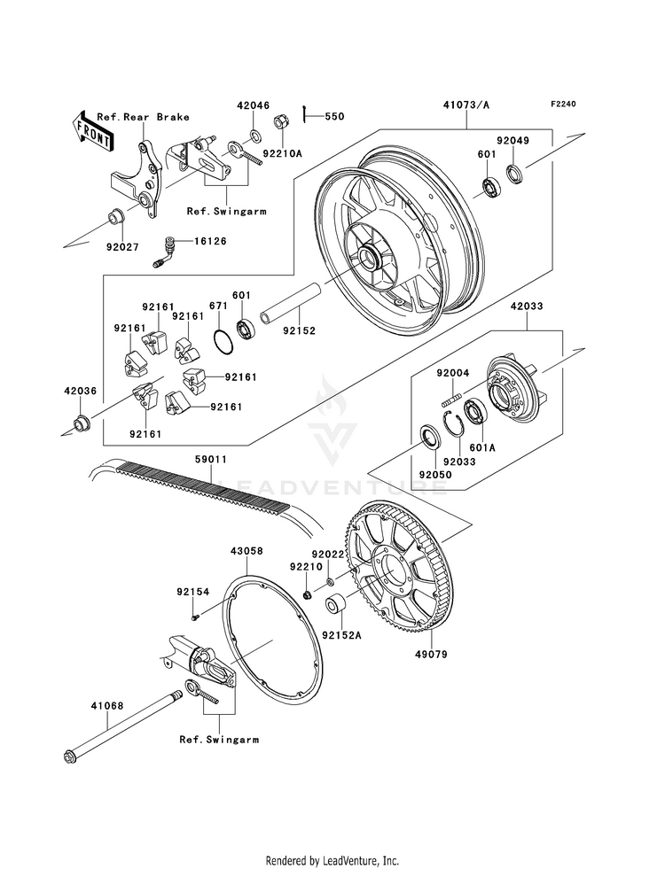 Rear Wheel/Chain Schematic