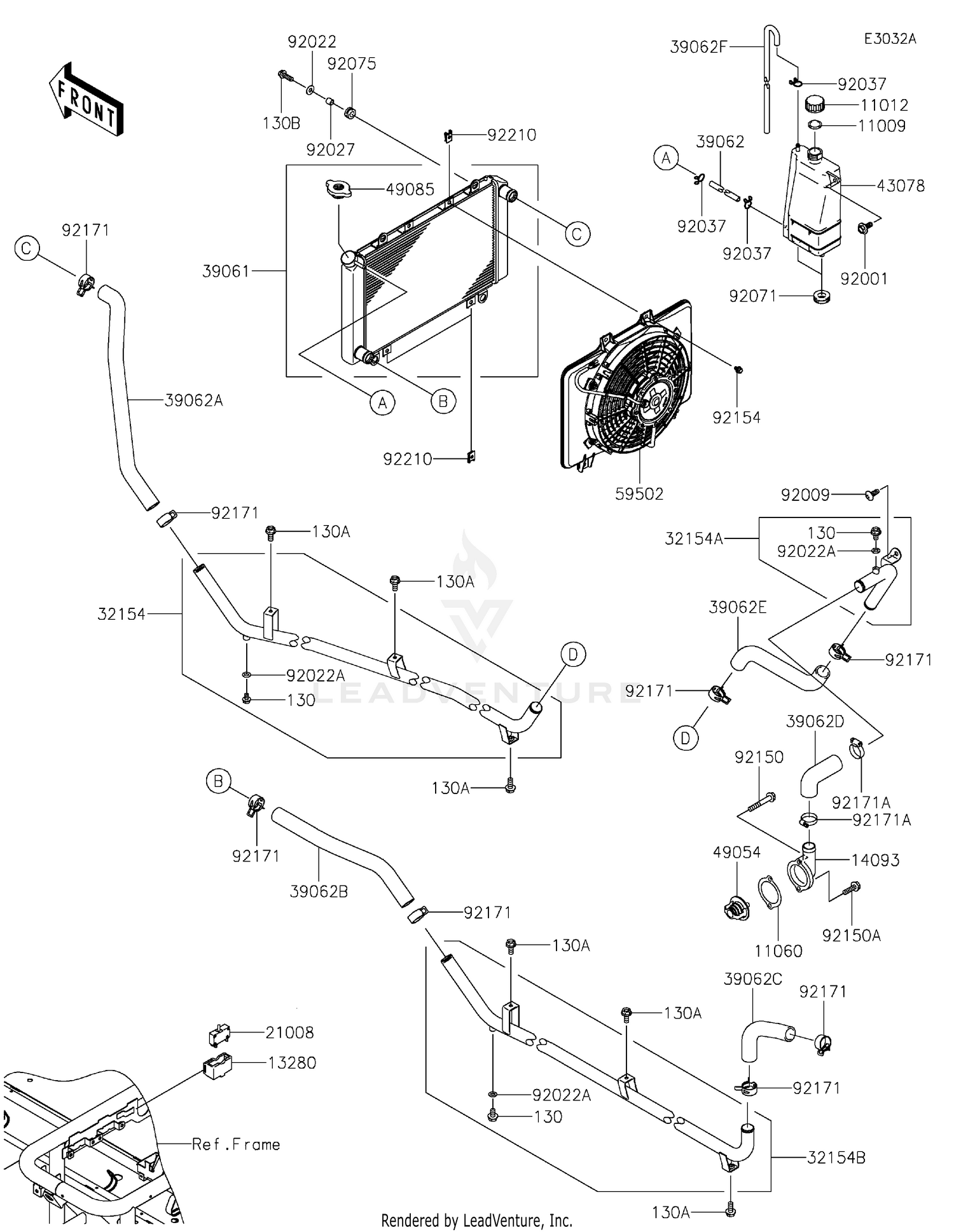 Radiator(JK1AFCS1 MB514836 - )