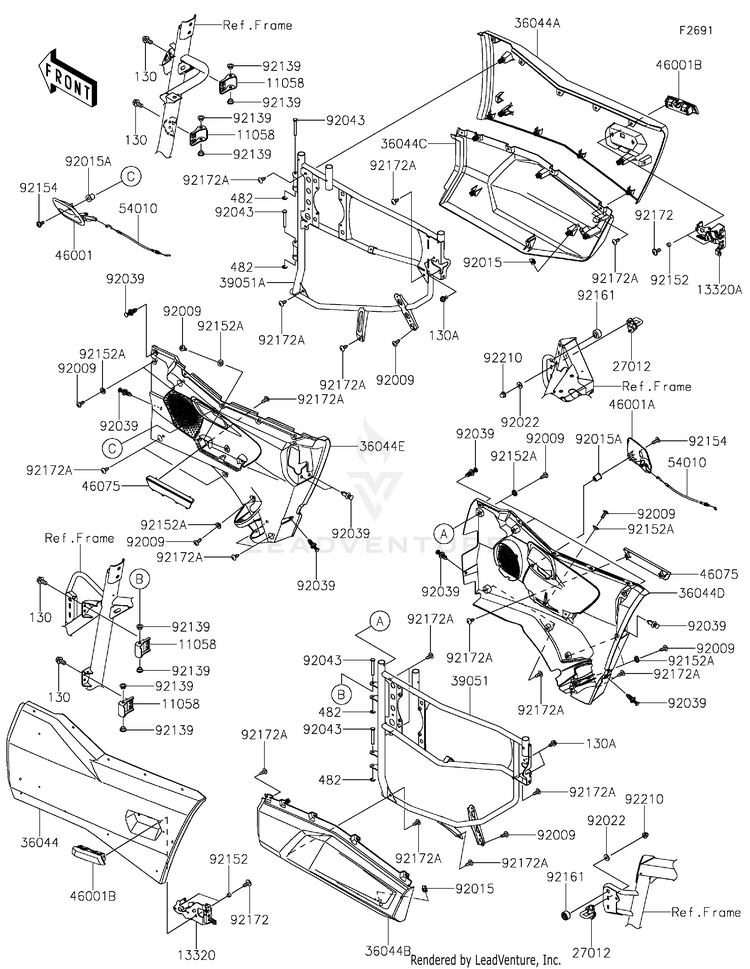 Door(Rear) Schematic