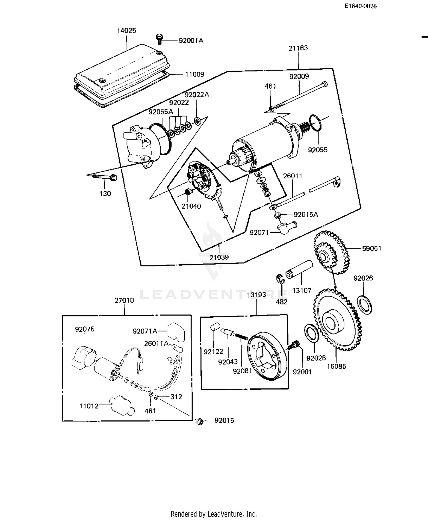 STARTER MOTOR/STARTER CLUTCH