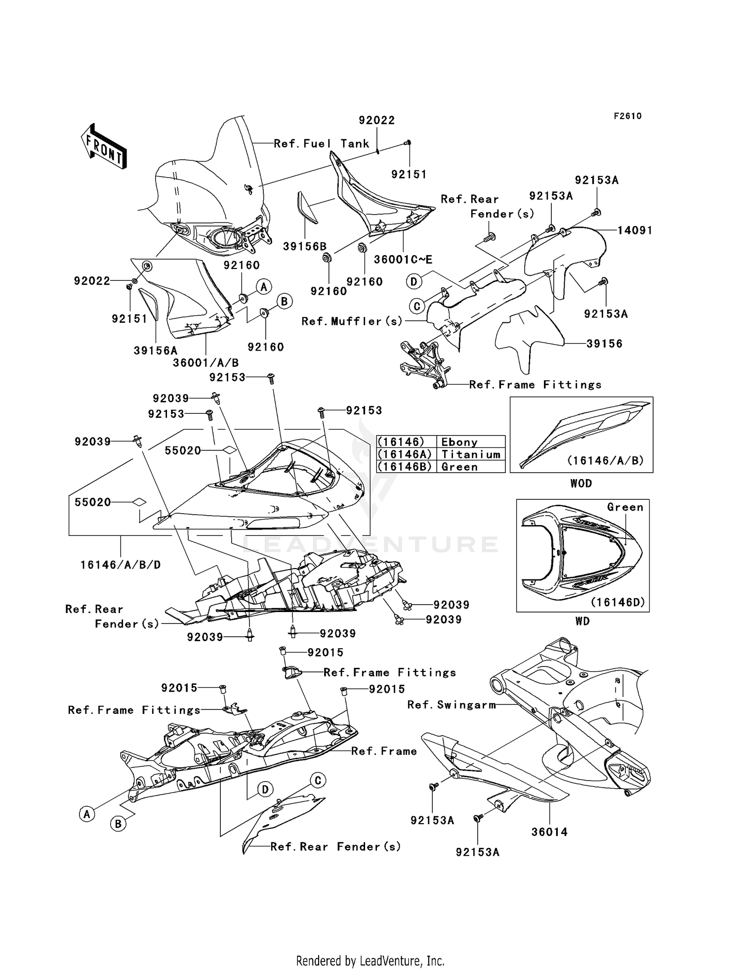 SIDE COVERS/CHAIN COVER