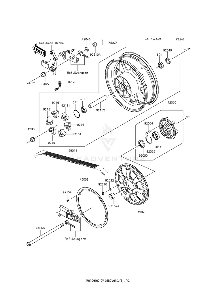 Rear Wheel/Chain Schematic