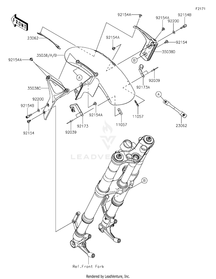 Front Fender(S) Schematic