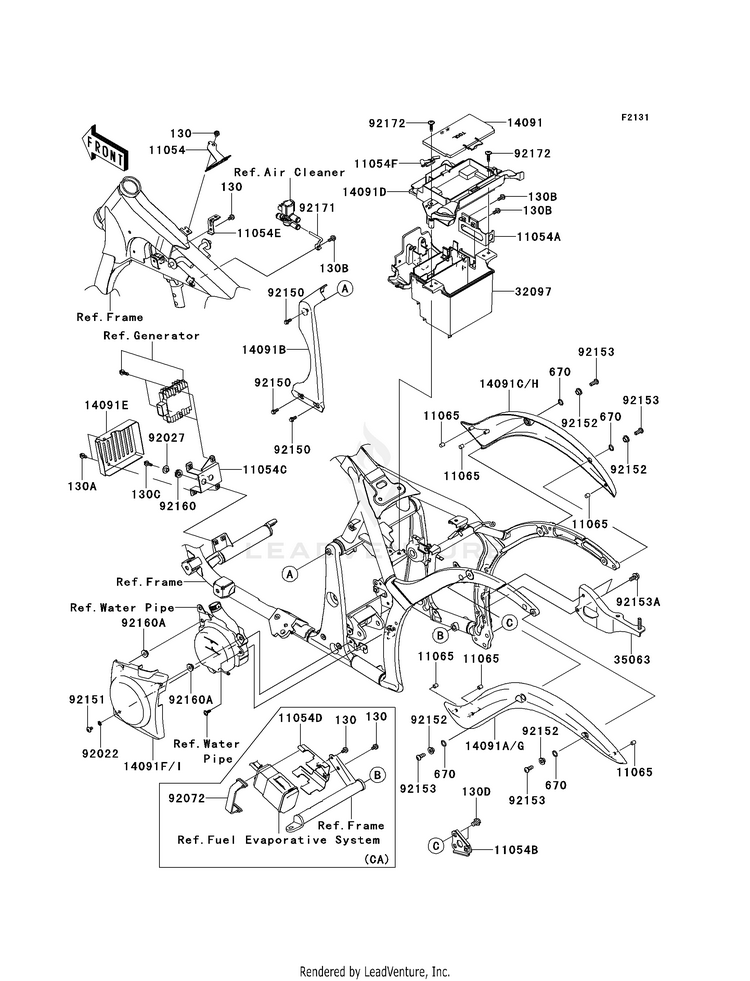 Frame Fittings Schematic