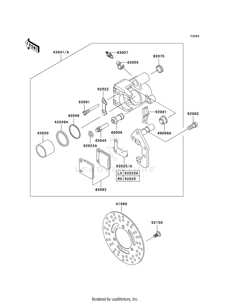 Front Brake Schematic