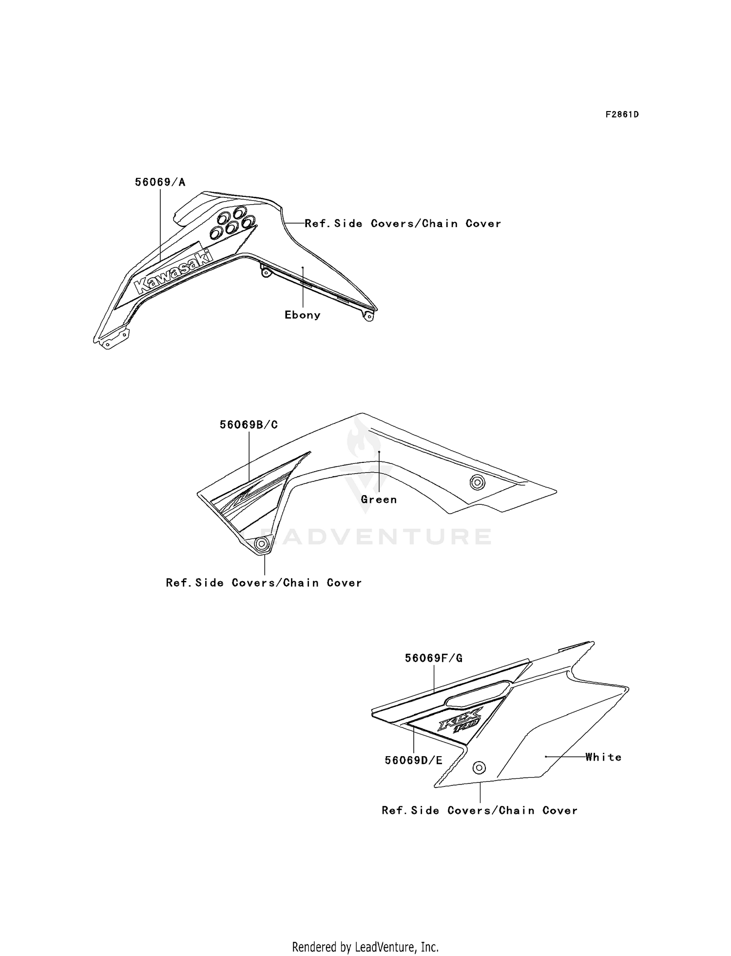 DECALS (GREEN)(ABF)