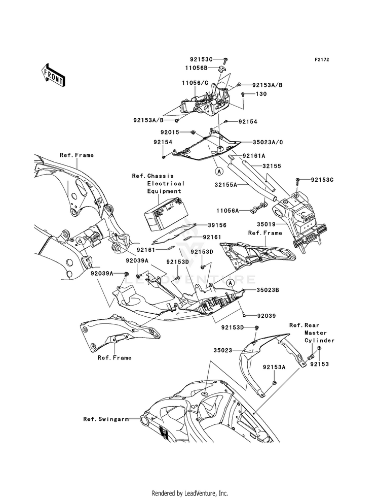 Rear Fender(S) Schematic